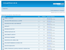 Tablet Screenshot of forum.parkinson-net.sk